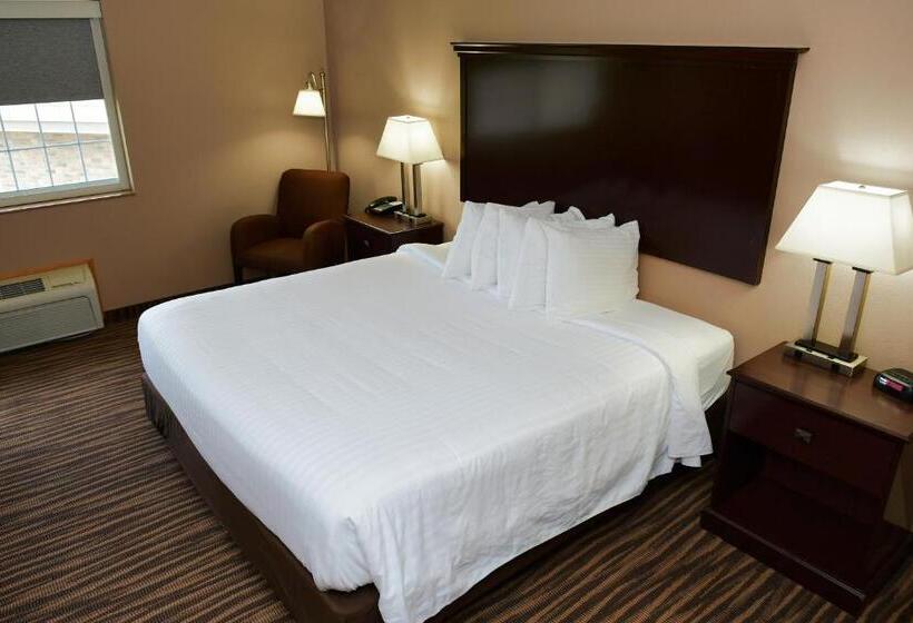 Номер Стандарт Кровать Кинг Адаптированный для Инвалидов, Cobblestone Inn & Suites   Denison | Majestic Hills