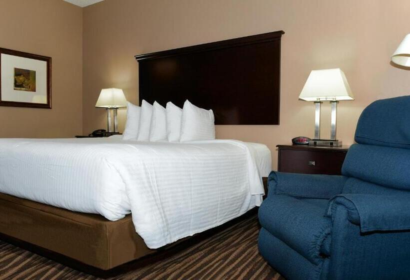 Номер Стандарт Кровать Кинг Адаптированный для Инвалидов, Cobblestone Inn & Suites   Denison | Majestic Hills