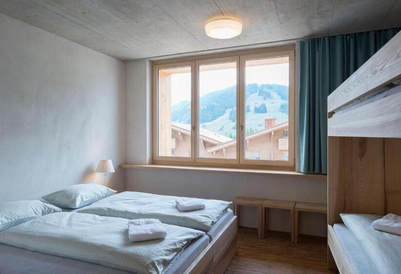 اتاق استاندارد چهار تخته, Saanen Gstaad Youth Hostel