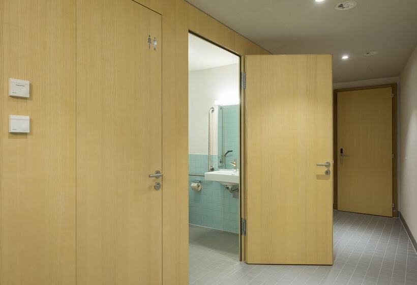 اتاق استاندارد چهارنفره با سرویس بهداشتی مشترک, Saanen Gstaad Youth Hostel