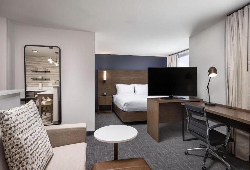 带大床的标准工作室, Residence Inn By Marriott Denver Aurora