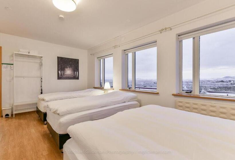 اتاق استاندارد چهارنفره با سرویس بهداشتی مشترک, Garður Guesthouse