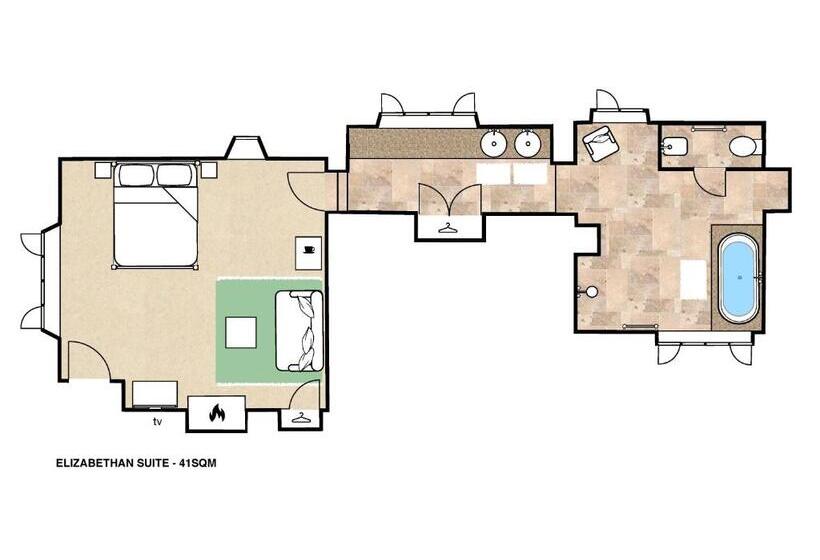 套房, Abbots Grange Manor House