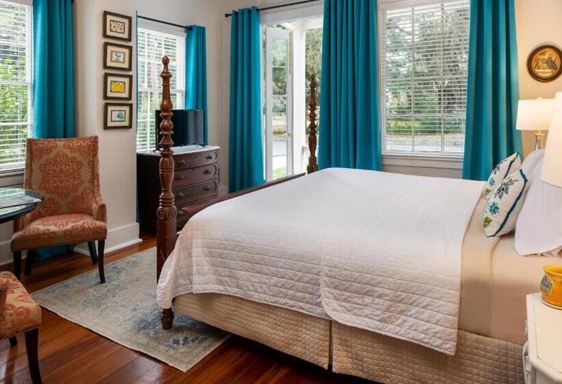 חדר דחוקס עם מיטת קינג, Amelia Island Williams House