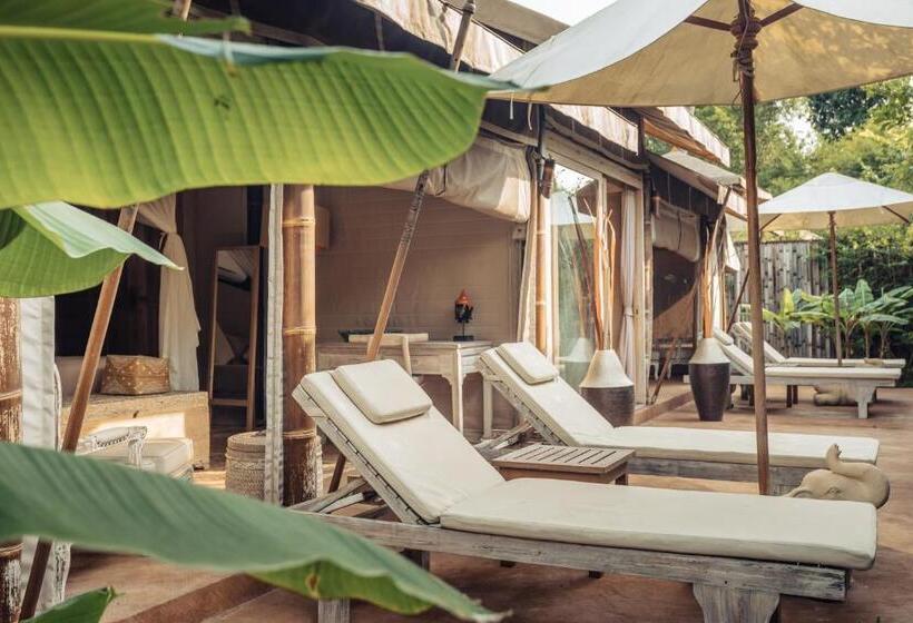 침실 1개 디럭스 빌라, Khwan Beach Resort   Luxury Glamping And Pool Villas Samui   Adults Only   Sha Extra Plus
