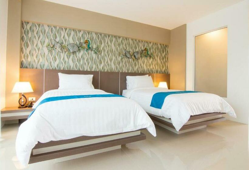 수피리어 룸 풀장 전망, The Phu Beach Hotel   Sha Plus