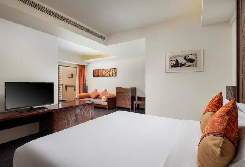 디럭스 룸 킹사이즈 침대, Mangrove Tree Resort World Sanya Bay Kapok