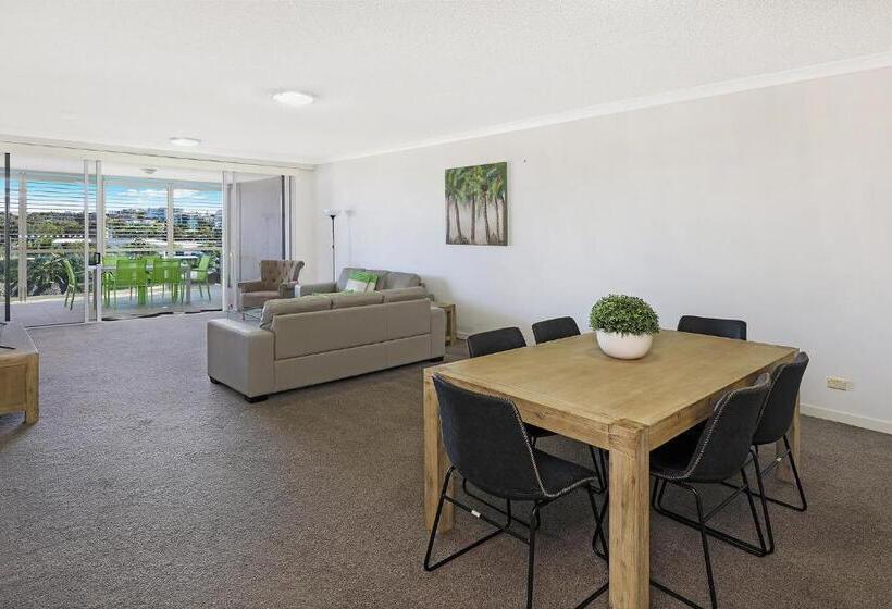 带3个卧室带海景的公寓, Pandanus Mooloolaba