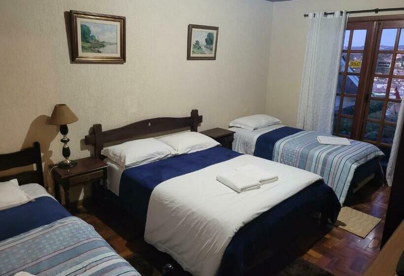 침실 2개 스위트, Casa Campos Val Suite Luxo, Quarto Família