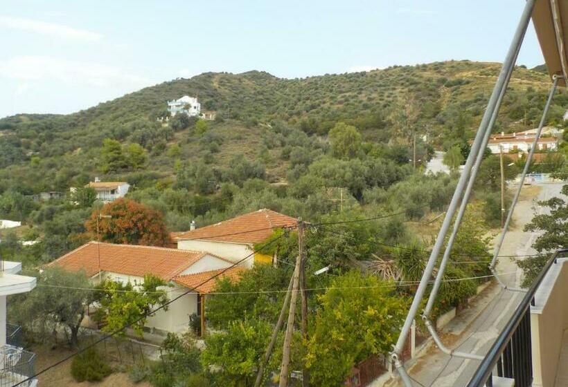 침실 1개 바다 전망 아파트, Kallithea