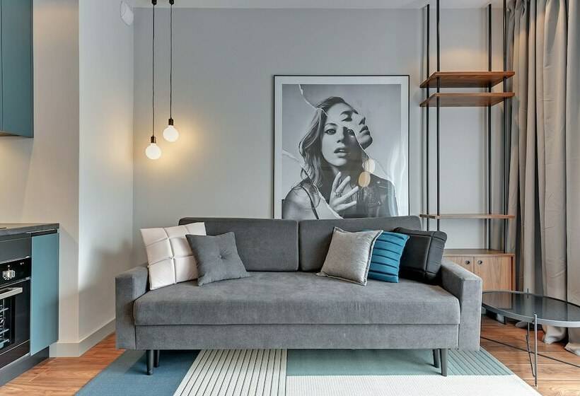 침실 1개 디럭스 아파트, Apartinfo Island Apartments