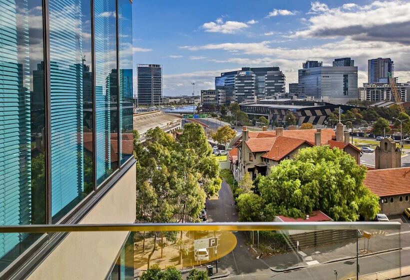 발코니가 있는 2 베드룸 아파트, Melbourne Holiday Apartments Flinders Wharf