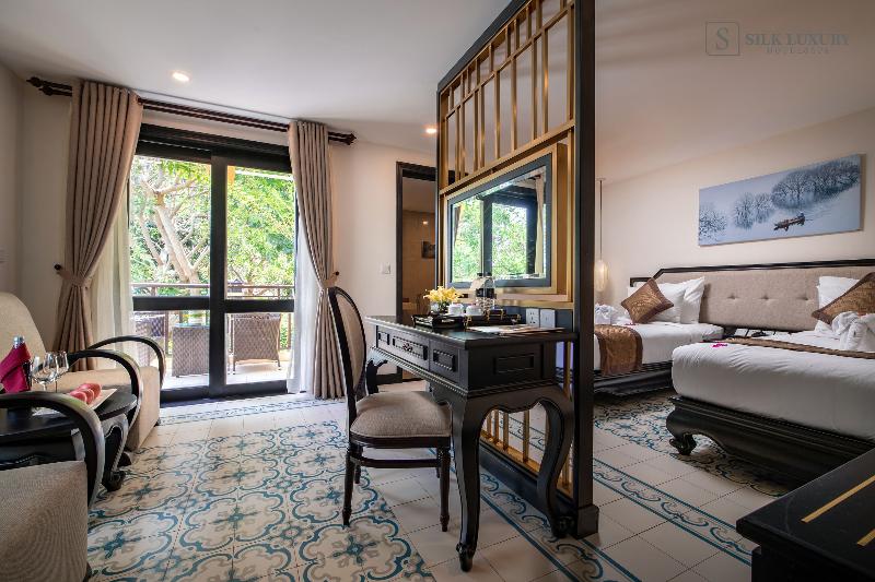 带花园景观和一个卧室的别墅, Silkotel Hoi An