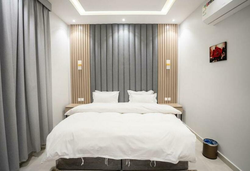 침실 1개 아파트, البرج الازرق شقق فندقية Alburj Alazraq