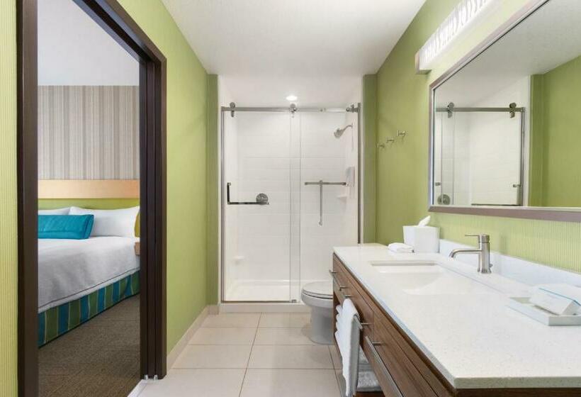 Номер Стандарт Кровать Кинг Адаптированный для Инвалидов, Home2 Suites By Hilton Houston Stafford