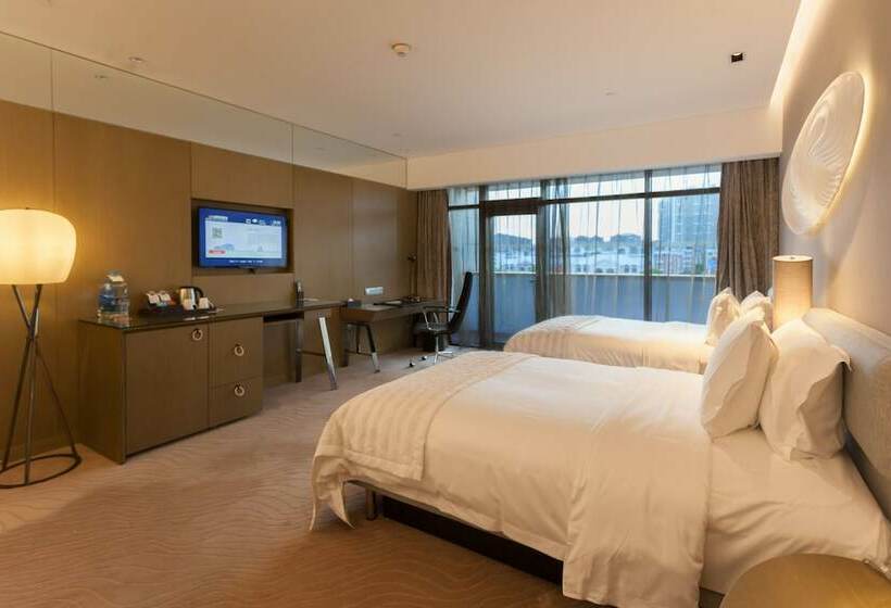 Номер Стандарт 2 Двуспальные Кровати, Le Meridien Qingdao West Coast