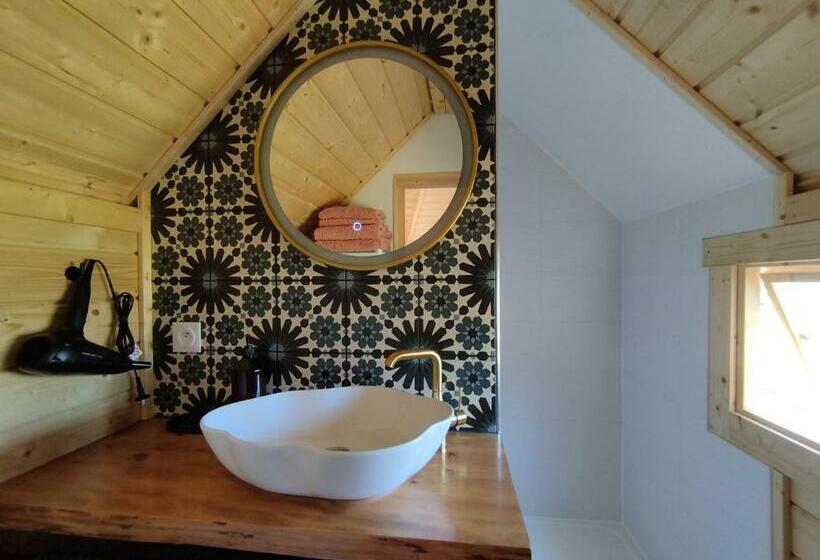 Номер Стандарт с Гидромассажем, Cottage Climatisé Avec Baignoire Spa 2 Personnes