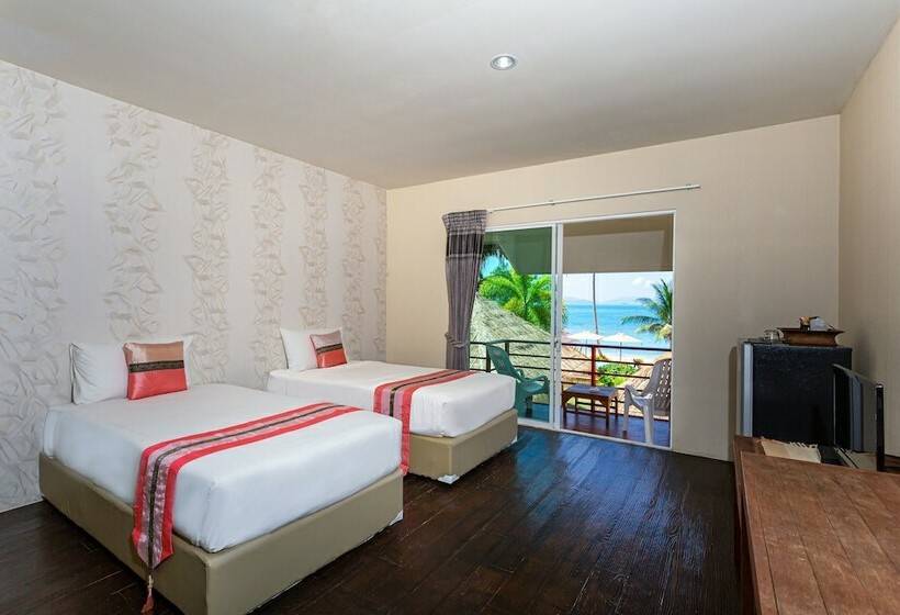 디럭스 룸 바다 전망, Koh Yao Heaven Beach Resort