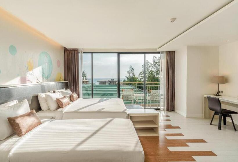 اتاق خانوادگی با چشم‌انداز دریا, Sand Dunes Chaolao Beach Resort