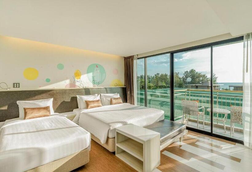 اتاق خانوادگی با چشم‌انداز دریا, Sand Dunes Chaolao Beach Resort