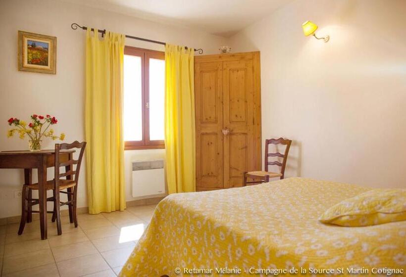 Номер Стандартный с Видом, Campagne De La Source St Martin B&b