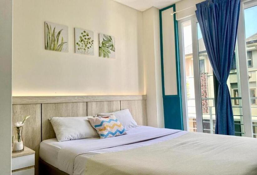 Номер Стандарт с Балконом, Behomy 3c Residence Near Ice Bsd
