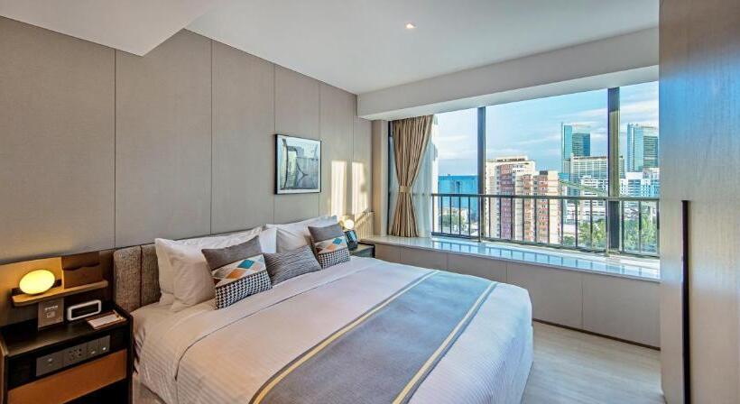 Люкс Deluxe 2 Спальни, Beijing Huashang Cm Serviced Apartment