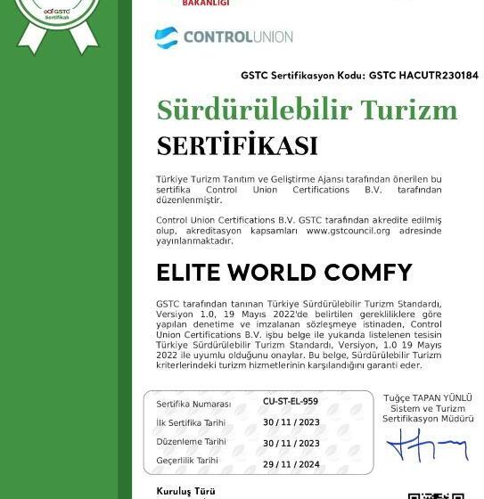 اتاق لوکس با تخت بزرگ, Elite World Comfy Samsun Atakum