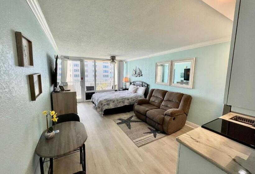 스탠다드 스튜디오 바다 전망, Pirates Cove 4th Floor Balcony Remodeled Condo