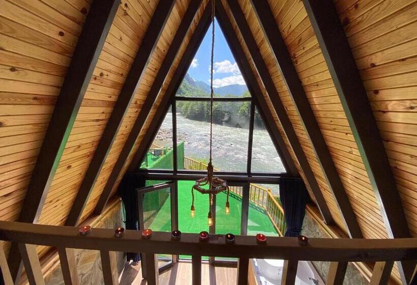 Номер Deluxe Кровать Кинг, Ri̇ver Si̇de Bungalov