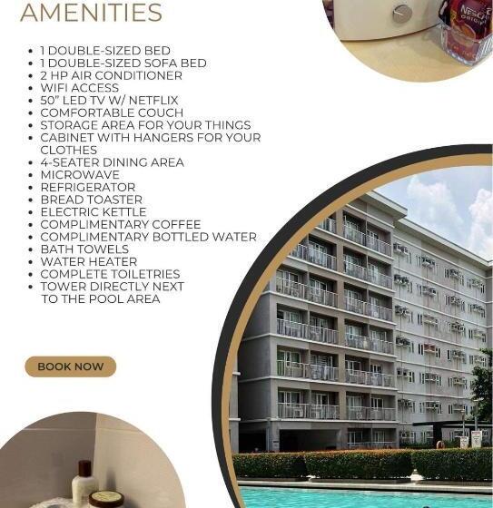 디럭스 스튜디오, Trees Residences Staycation 1br/2br
