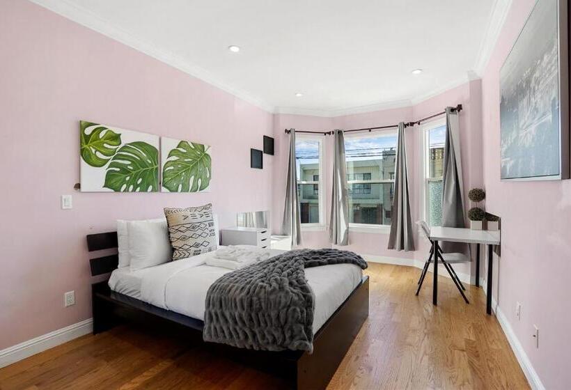 اتاق استاندارد با سرویس بهداشتی مشترک, Affordable Cozy Secured Private Rooms Shared Bath Home In John Mclaren Park
