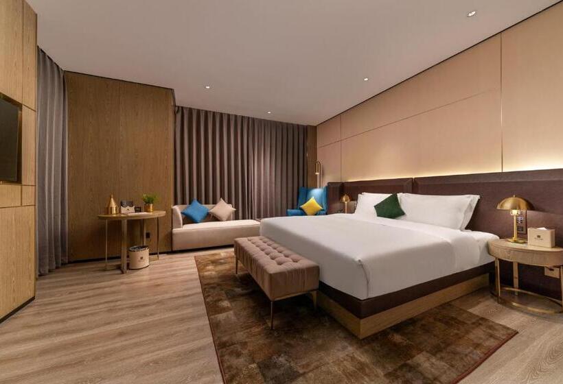 Люкс Повышенной Комфортности, Echarm Plus Hotel   Foshan Smart New City Zhangcha Metro Station Branch