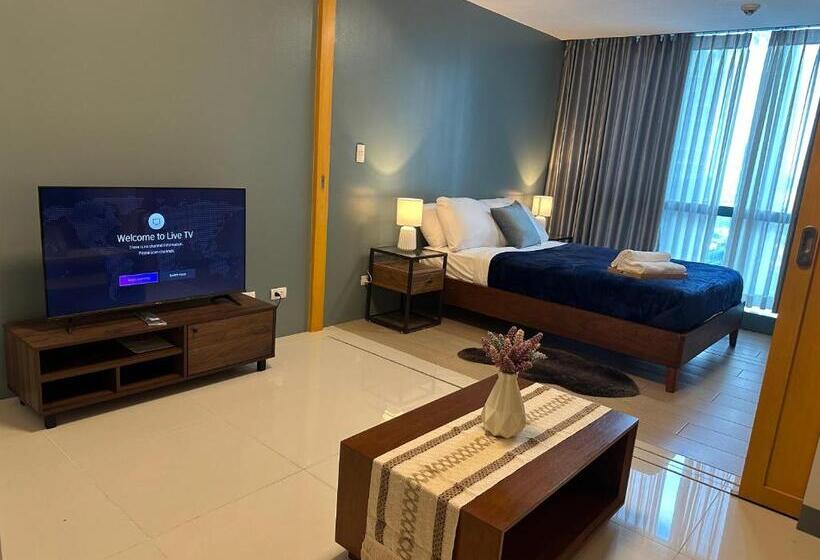 １ベッドルームのデラックスアパートメント, Deluxe Suite In Uptown Bgc With Fountain View