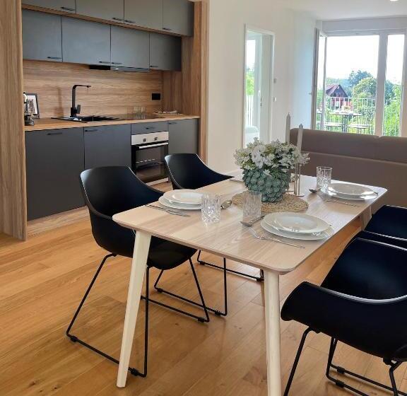 침실 1개 발코니 아파트, Living Timeless   Adler Apartments Sasbachwalden