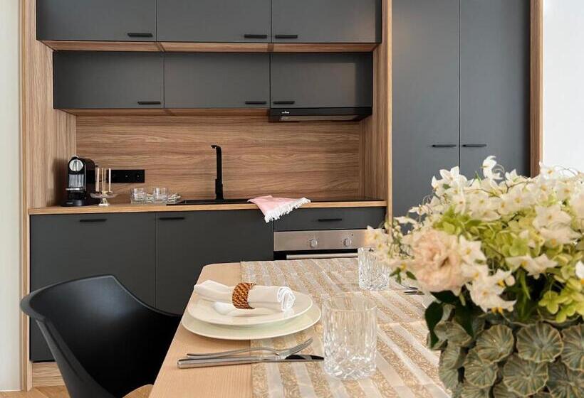 발코니가 있는 스위트, Living Timeless   Adler Apartments Sasbachwalden