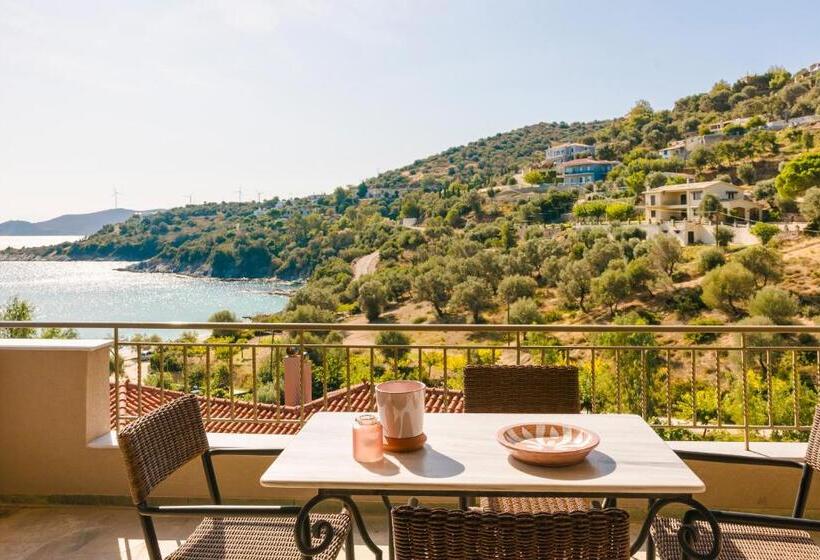 带海景的复工套房, Paramithenio Village Beach Resort & Spa