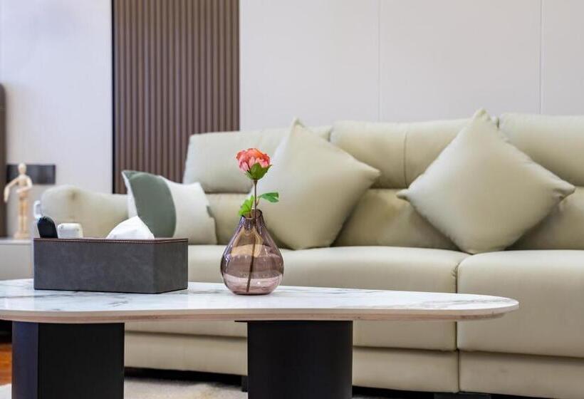 Quarto Deluxe, East Maple International Apartment   Guangzhou Luogang Wanda Plaza Suyuan Metro Station