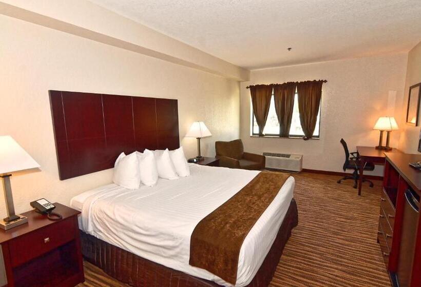 장애인을 위한 킹사이즈 침대 스탠다드 룸, Cobblestone Inn & Suites   Clarion
