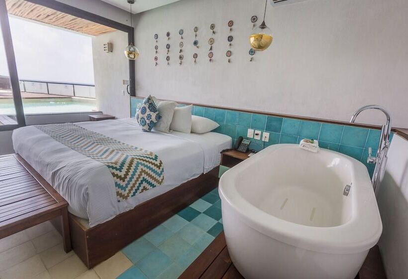 オーシャンビューデラックススイート, O  Tulum Boutique Hotel   Adults Only