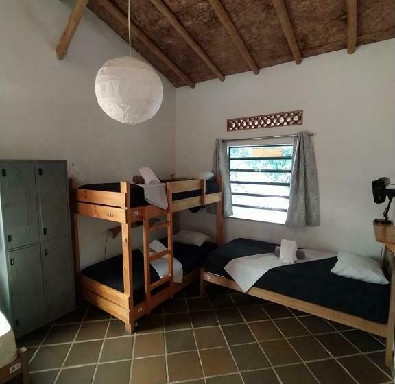 Кровать в Общей Комнате, Finca Hostal Bolivar   Casa Maracuya