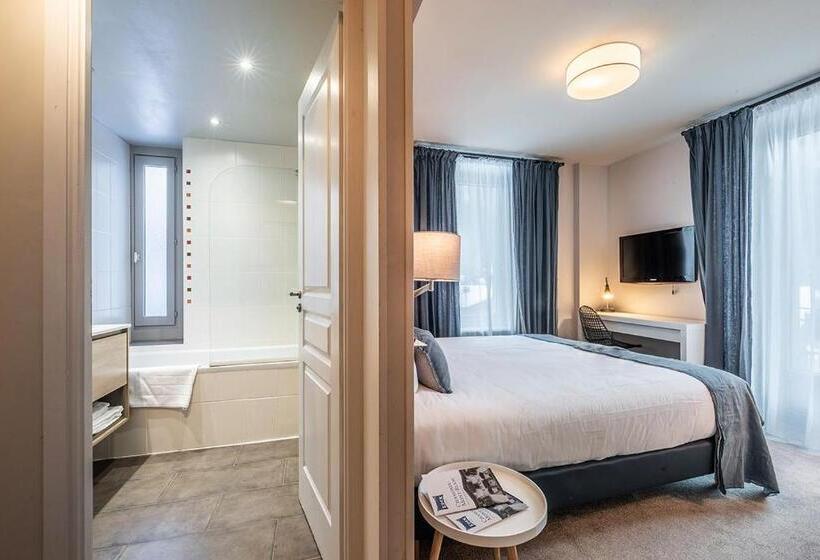 带观景的标准间, Eden Hotel, Apartments And Chalet Chamonix Les Praz