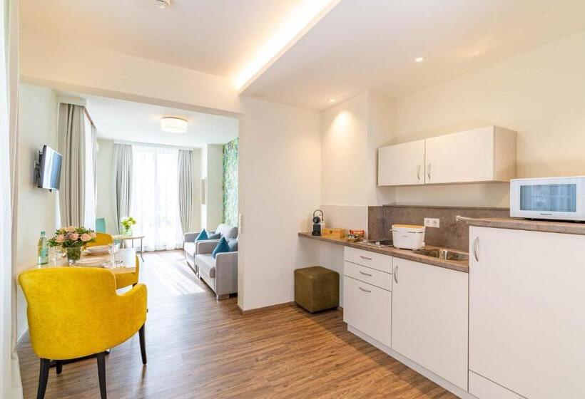 Апартаменты 1 Спальня с Террасой, Apartment Hotel Schreier