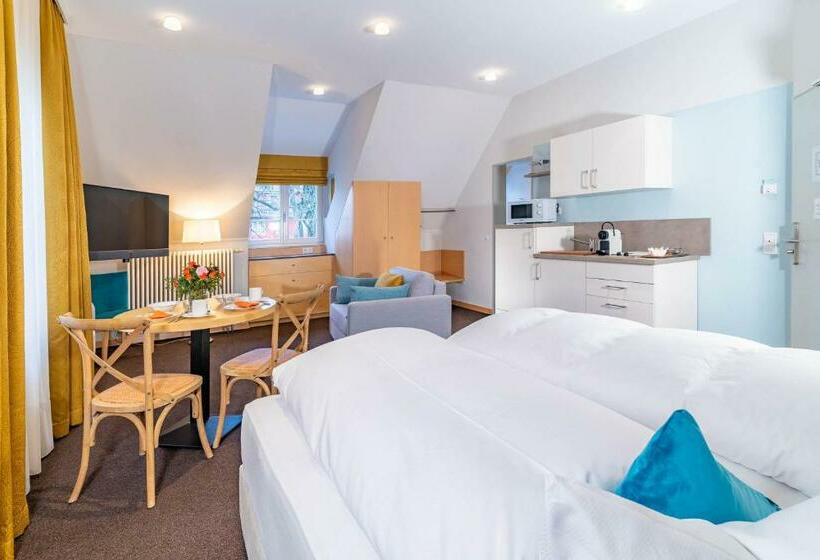 带1个卧室带花园景观的公寓, Apartment Hotel Schreier