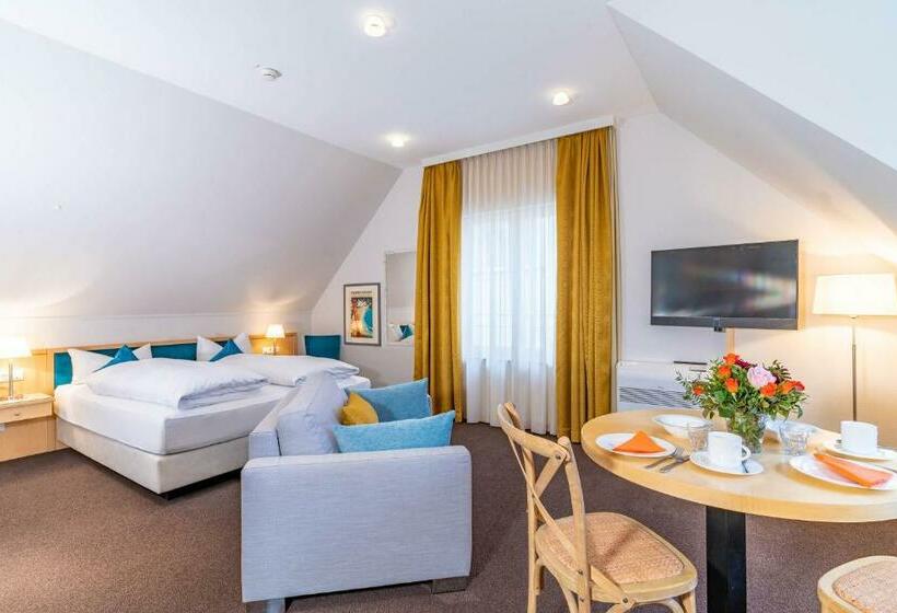 带1个卧室带花园景观的公寓, Apartment Hotel Schreier