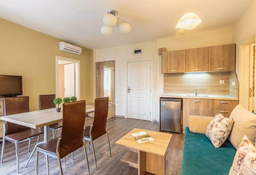 דירת שני חדרים עם מרפת, Apart Hotel Tarsis Club