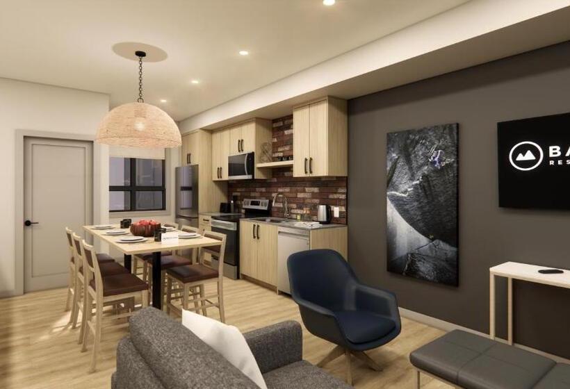 １ベッドルームのスーペリアアパートメント, Basecamp Suites Revelstoke