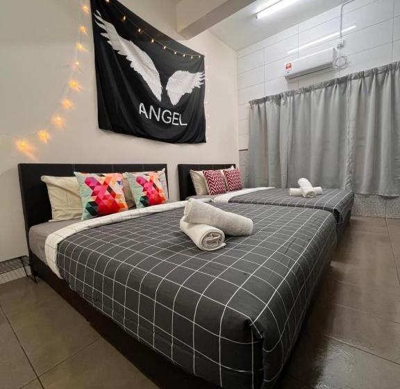 Четырехместный Номер Economy, Room2#ig Theme Bargainous#shared Bathroom#4pax#2min Kek Lok Si