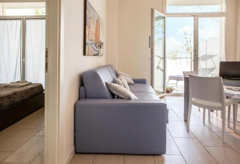 バルコニー付き１ベッドルームアパートメント, Residence Sunrise Cesenatico