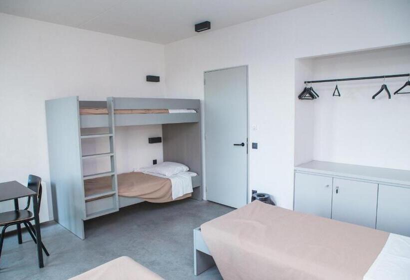 اتاق استاندارد چهار تخته, Antwerp Central Youth Hostel